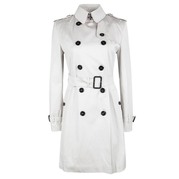 Burberry white double breasted trench - Picture 1 of 13